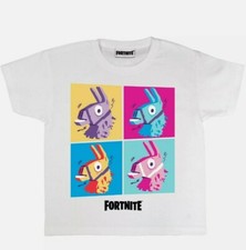 T-shirt fortnite lama blanc