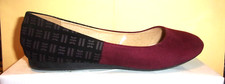 Chaussures femme rouge/bordeaux et noir t38