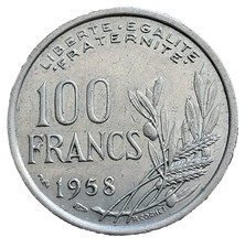 100 francs Cochet 1958