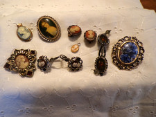 Lot de 8 Bijoux anciens  ou