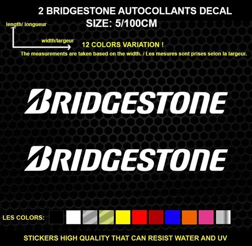 Bridgestone logo autocollant - 2,