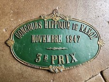 Hippique Chevaux Plaque