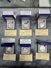 10 Francs argent B.E 2001 en lot Monuments de france Monnaie de Paris.