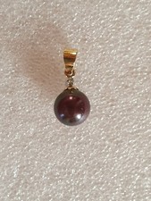 Pendentif Perle de Tahiti OR 18 carat 1.1 gr- Pendant pearl gold 750 18k