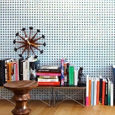 Horloge murale George Nelson Vitra Polygon Clock noyer Φ470 mm moderne