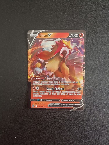 Carte pokémon entei 022 - pokémon, 022/172
