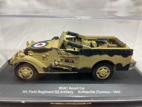 White scout car half track - car,