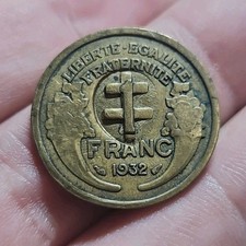 Monnaie Contremarque Croix de Lorraine Libération De Gaulle Résistance 24mm