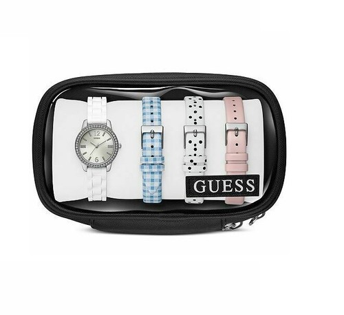 New guess silver tone - tone, 5