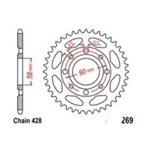 Roue a Chaîne 45 Dents