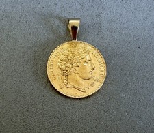 Pendentif avec véritable