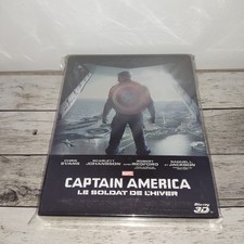 Captain America: The Winter Soldier STEELBOOK [3D + Blu-ray] - Inclus livret ...
