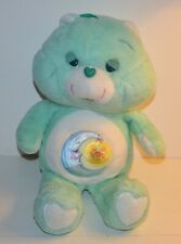 Grande Peluche BISOUNOURS BEDTIME BEAR GROSDODO 42 cm Care Bears Vintage 80