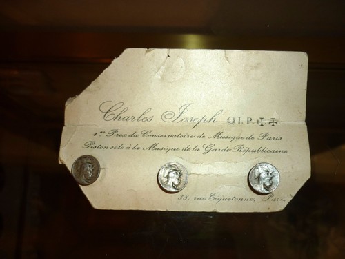 Rare xix ancien boutons - ancien, de