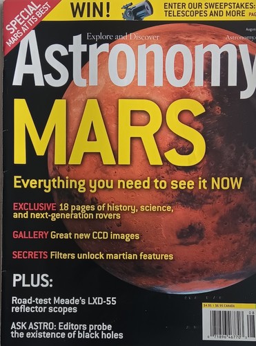 Astronomy aug 2003 mars - aug,