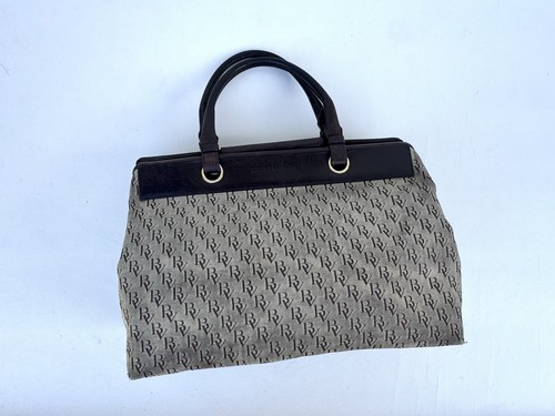 Sac main toile monogrammée - main,