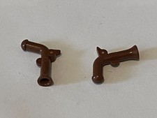 2 x Revolver LEGO redbrown