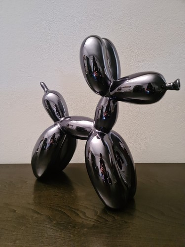 Jeff koons balloon dog - koons, noir