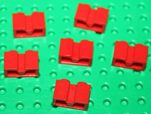 Lego red brick with - brick,