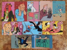 10 TELECARTES TINTIN LES AVENTURES DE TINTIN ET MILOU  Réf. E 142