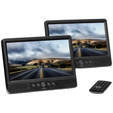 Reflexion DVD1052 Lecteur DVD pour appuie-tête avec 2 écrans Diagonale