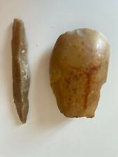 OUTILS PREHISTORIQUES / HÂCHE POLIE + POINTE GRAVETTE