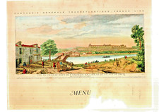 Paquebot COLOMBIE  Menu Diner