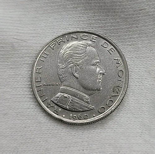 Monaco franc 1960 rainier - 1960,
