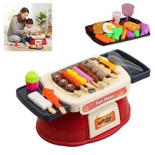 Mini Kitchen Barbecue Pretend Play Toy For Kids N7H1