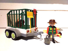 PLAYMOBIL 4855 / REMORQUE ZOO / ANIMAL TIGRE ? JEEP