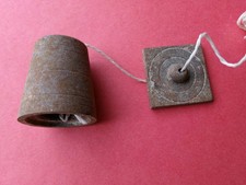 fil à plomb ancien fonte