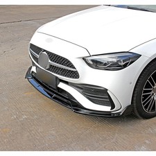 Lèvre Lame Noir Brillant Jupe Pare-Choc Avant Pour Benz Classe C W206 C206 AMG