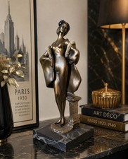 Statue femme art déco style - statue,