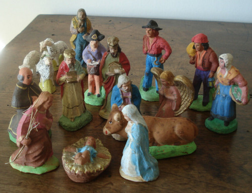 Lot santons anciens taille - lot, 36