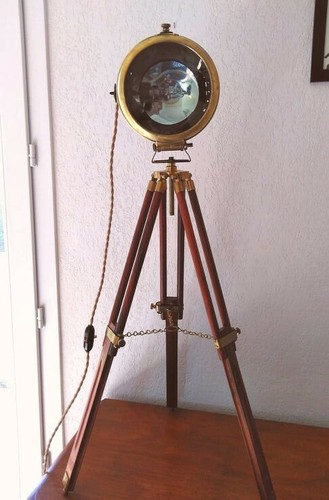 Lampe ancienne laiton - ancienne, en