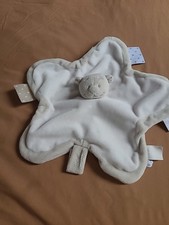  Doudou Plat Forme Etoile Ours Crème Beige Poudre d'Etoiles Noukie's Noukies Tbe