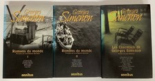 3 livres SIMENON Romans du Monde 1-2 Les Essentiels policier Omnibus TBE