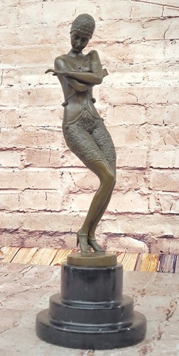 Sculpture danseur bronze - en,