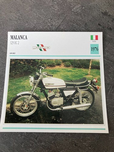 Carte fiche moto collection - fiche,