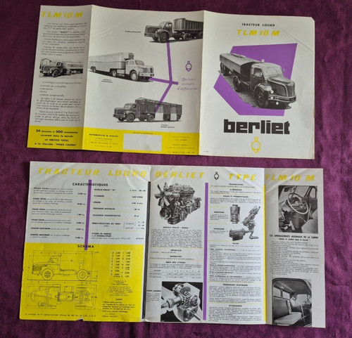 Dépliant 1764 berliet - ,