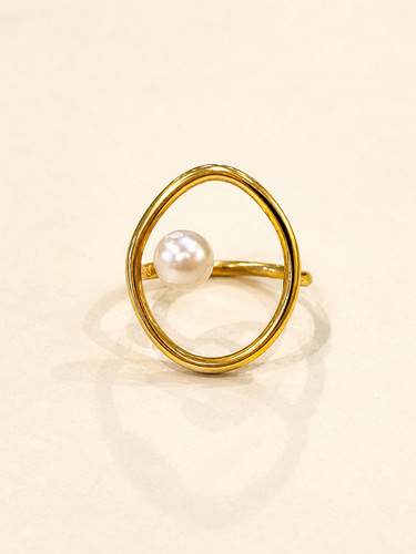 Bague laiton plaqué 24k - bague,