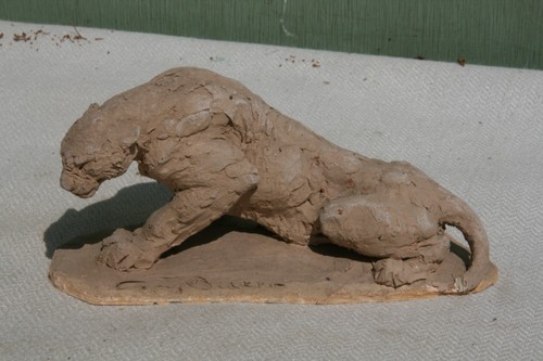 Sculpture terre cuite ary - sculpture,