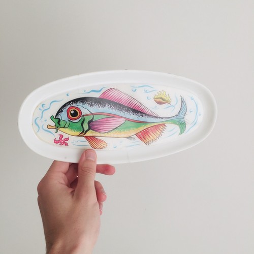 Plat vide poche plastique - 1,