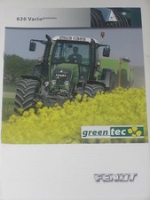 Brochure tracteurs FENDT 820