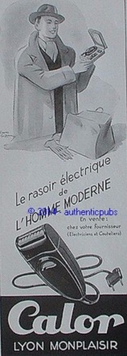 Publicite calor rasoir - calor,