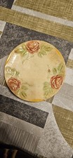 Ancienne Assiette barbotine de