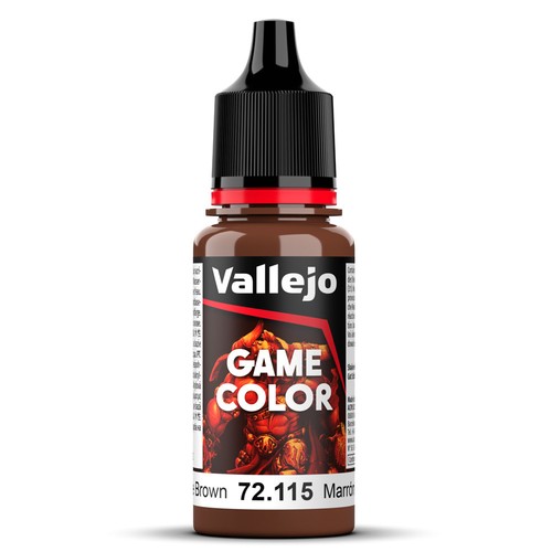 Grunge brown 18ml vallejo - brown,
