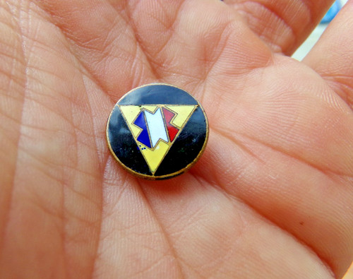 Jolie insigne croix - croix, tricolore