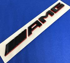LOGO AMG Mercedes noir brillant rouge ORIGINAL New model