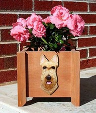 Pot De Fleurs En Forme De Scottish Terrier Wheaten